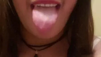 Tongue Out Oriental Facefuck