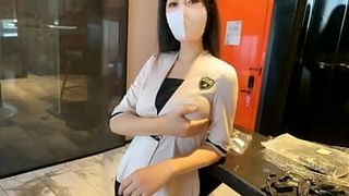 The best fresh woman in the masseur in the club says she wants to cuck-old her man, Asian domestic drama