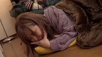 https://bit.ly/3GwpG1o I can't stand my defenseless lower body in the kotatsu and play a prank! "Gyaru writhing in silence despite her flashy appearance[Part 4]