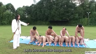Uncensored Japanese outdoor nudist sex cult ceremony