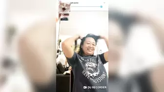 MOBILE FUN 18 - Thai mature watch handjob, show tits in CAM
