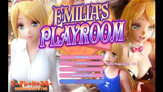 Emilias Playroom [ Asian cartoon game PornPlay ] Ep.one fucking a bunny chick chick in a public restaurant