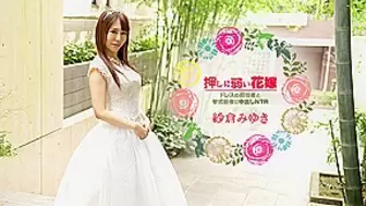 Miyuki Sakura Gorgeous Bride - Cream-pie SEX on the eve of the wedding with the staff - Caribbeancom