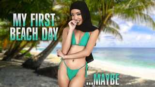 Shy Muslim Babe Jade Kimiko Takes Her Roommate's Big White Wang From Bum - Hijab Hookup