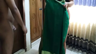 (Tamil Aunty ki Majboori Chudai) alluring Priya Aunty Poked by neighbor In Bed Room - Enormous Fuck & jizz