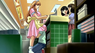 Fresh Step Brother Touching her Step Sister in Public! Uncensored Anime [Subtitled]