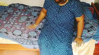 Indian Housewife Bedroom Performance Fine