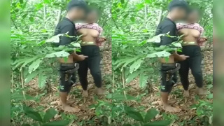 Bangladeshi college student with classmate in jungle, mms desi sex outdoors. LADY SEX WITH GUY IN JUNGLE