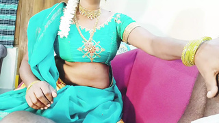 Indian pretty bhabi with brother-in-law, part-one, telugu firty talks, vadina maridi dengulata