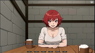 TOMBOY Love in Charming Forge [ Cartoon Game ] Ep.two RISKY ORAL SEX under the table in PUBLIC !