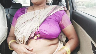 Indian step mom car sex telugu kinky talks part -one