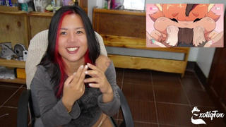 REACTING TO DERPIXON HAMICHI MUKBANG PARODY & OTHER SHORT CLIPS - ExotiqFox Asian cartoon Reactions