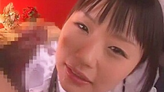 Best Japanese Whore Tsubomi In Incredible Blowjob, Couple