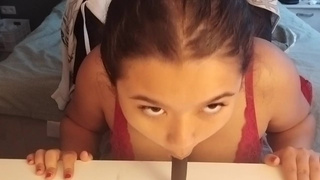 Chubby Chinese Chick Wants To Blow Dong | Bj WITH FACE