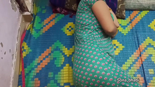 Indian desi sona bhabhi sex in cute green maxi.