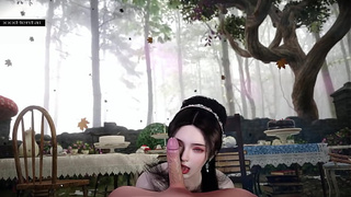 Goddess Animated Siren of the Storm - 3D Animation Cartoon