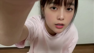 A female college student gets horny and masturbate after imagining what her friend's meat is like.