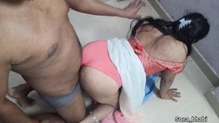 Indian desi charming wifey sex in alluring saree. Indian saree sex.