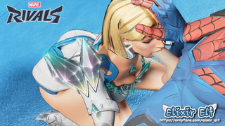 emma frost cleans the spider's web . marvel rivals anime