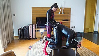 Pegging Session With My Chastity Slave