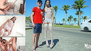 1.90m Japanese-Brazilian Beauty, Ob Honey Almost Naked On The