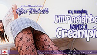 Mika Takahashi Is My Cheating Japanese Milf Neighbor Who Loves Getting A Creampie From Me