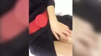 China Eastern 東方航空公司 Stewardess Masturbating her Hairy Pussy