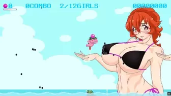 Maraglider Beyond the busty bikini [PornPlay Asian cartoon sex game] Ep.one Undressing monstrous woman with jizz