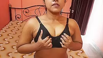 Horny Indian Skank Shows Her Titties And Fucking With Step-brother