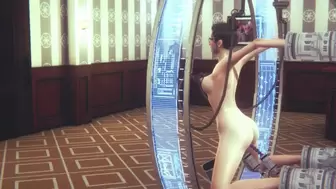 Anime Uncensored 3D - Miwa in sex Machine double dildo