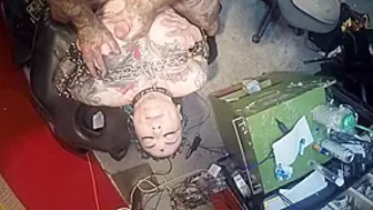 Face Tattoo Titty Face Fuck Metalheads Biker Tattoo Shop Oral sex